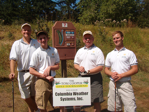 Columbia Weather Station Golf Team