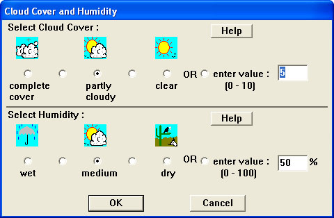 cloud and humidity screen